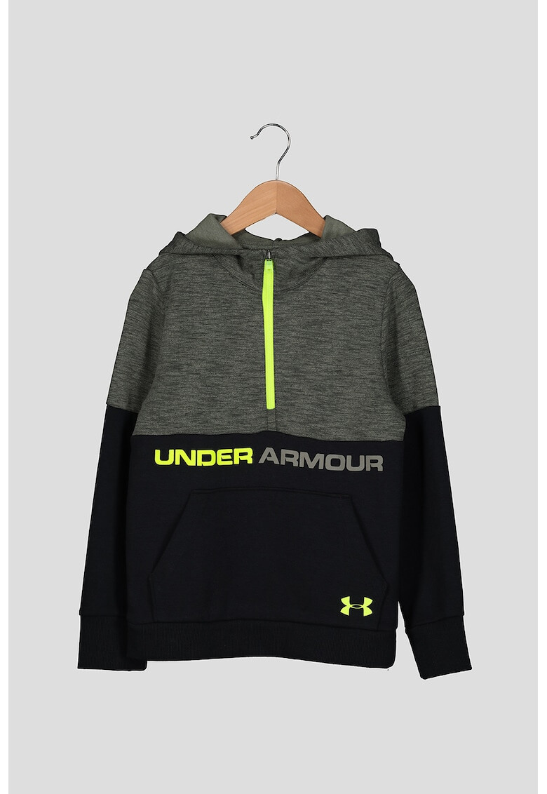 Under Armour Hanorac lejer cu imprimeu logo si fenta cu fermoar - Pled.ro