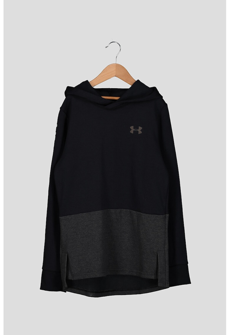 Under Armour Hanorac lejer cu logo pe maneca Double Knit - Pled.ro