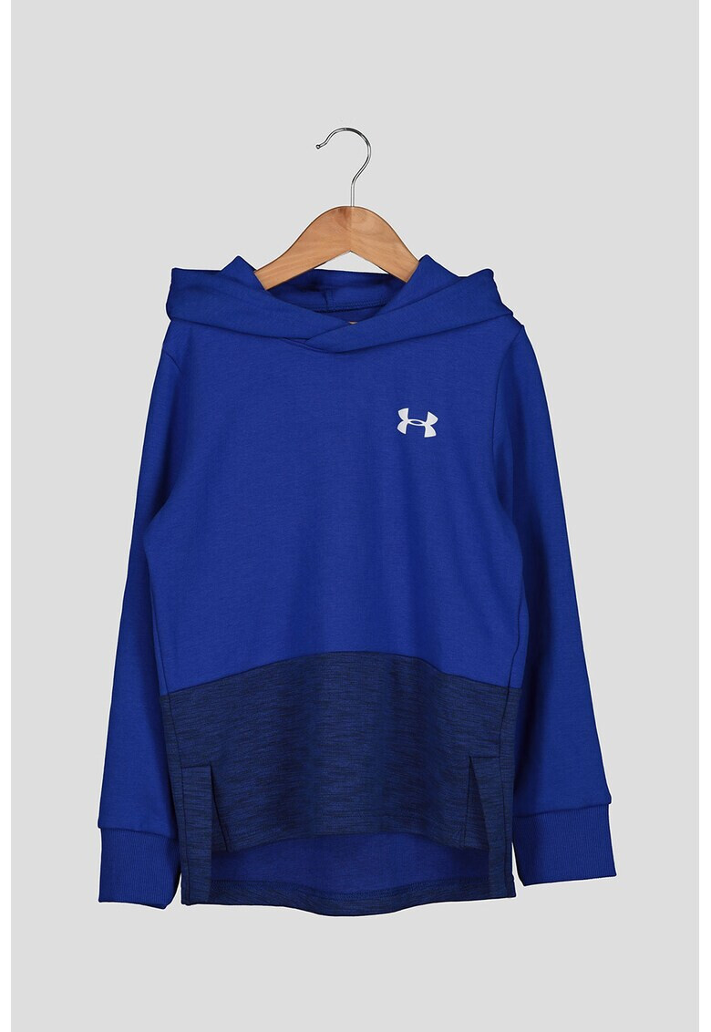 Under Armour Hanorac lejer cu logo pe maneca Double Knit - Pled.ro