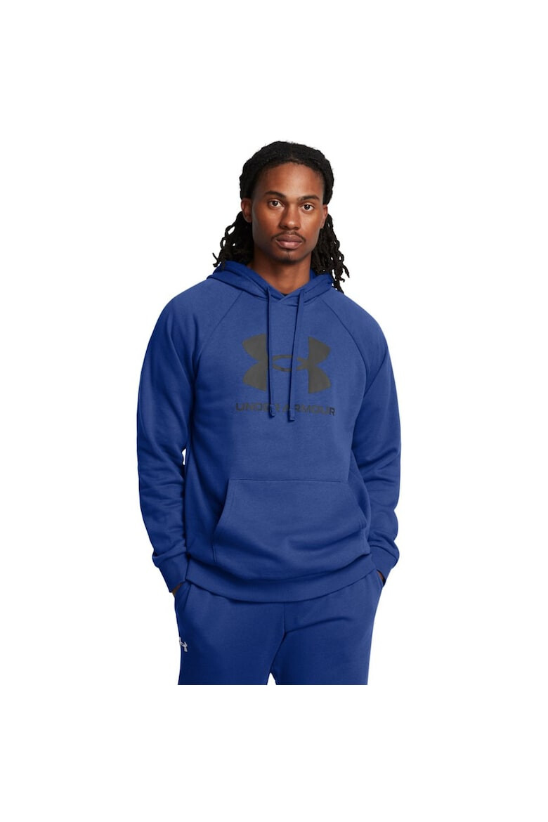 Under Armour Hanorac Rival Logo FL 1379758-432 Barbati Albastru - Pled.ro