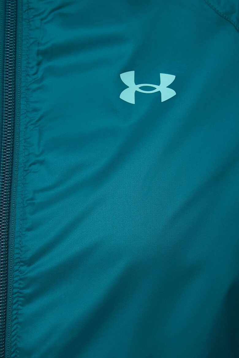 Under Armour Jacheta cu gluga si fermoar pentru antrenament Windbreaker - Pled.ro