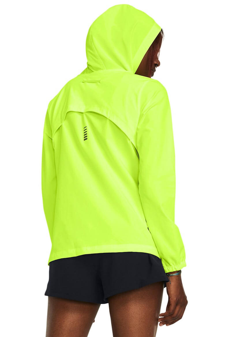 Under Armour Jacheta slim fit cu gluga pentru alergare OutRun The Storm - Pled.ro