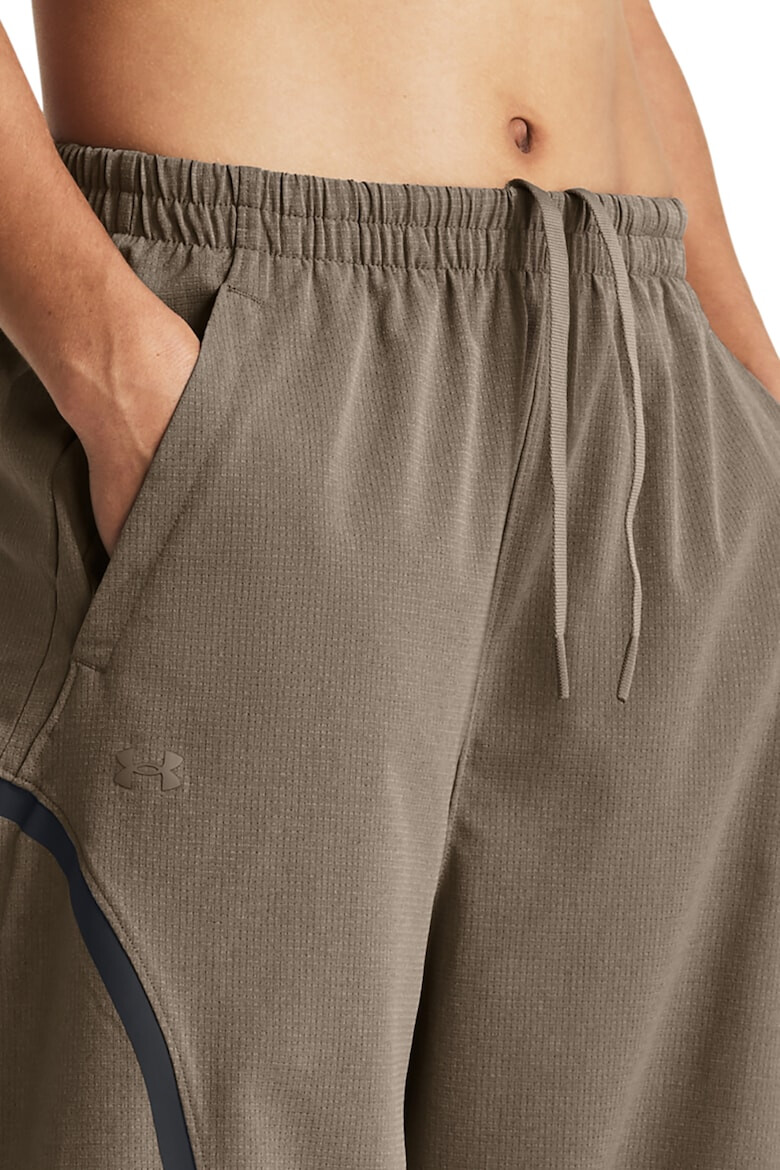 Under Armour Pantaloni cu croiala ampla si terminatie ajustabila pentru antrenament Unstoppable Airvent - Pled.ro