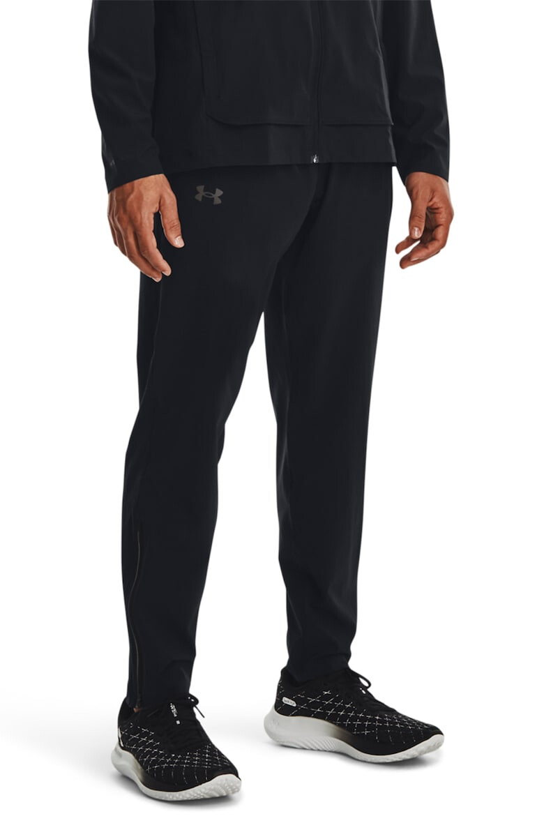 Under Armour Pantaloni cu slituri cu fermoar pentru alergare Outrun The Storm - Pled.ro