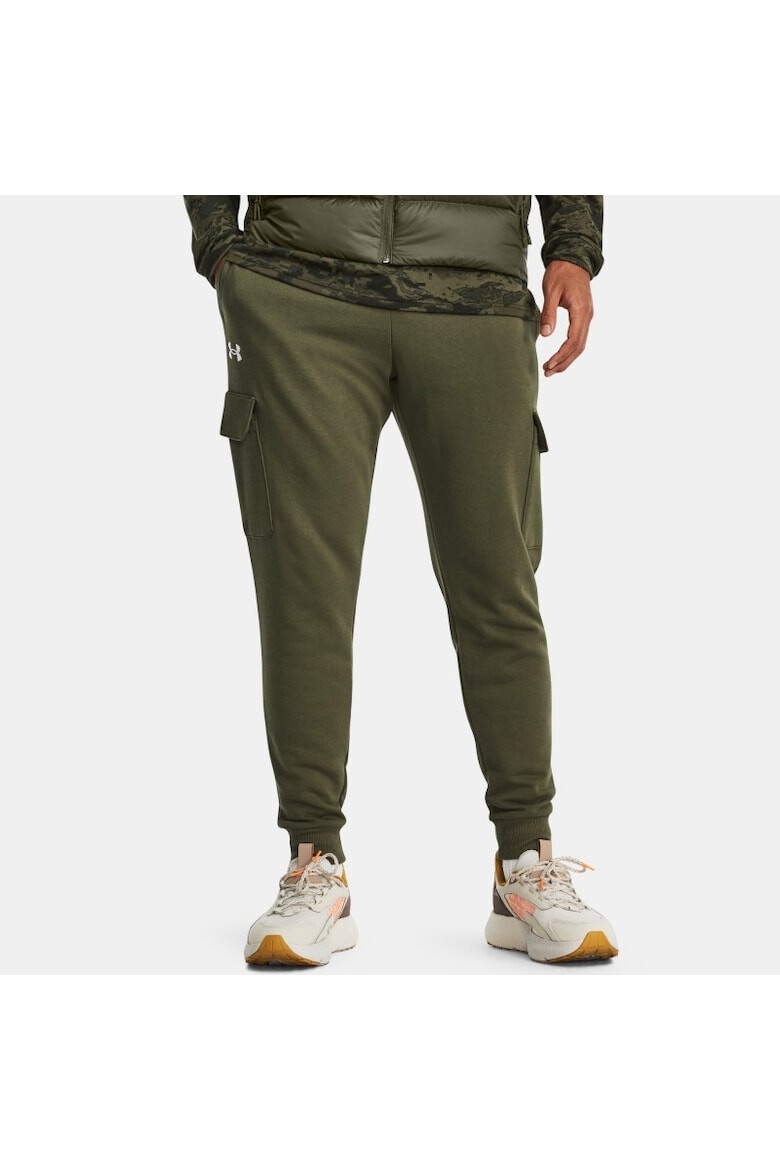 Under Armour Pantaloni Rival Cargo FL 1382134-390 Barbati Verde - Pled.ro