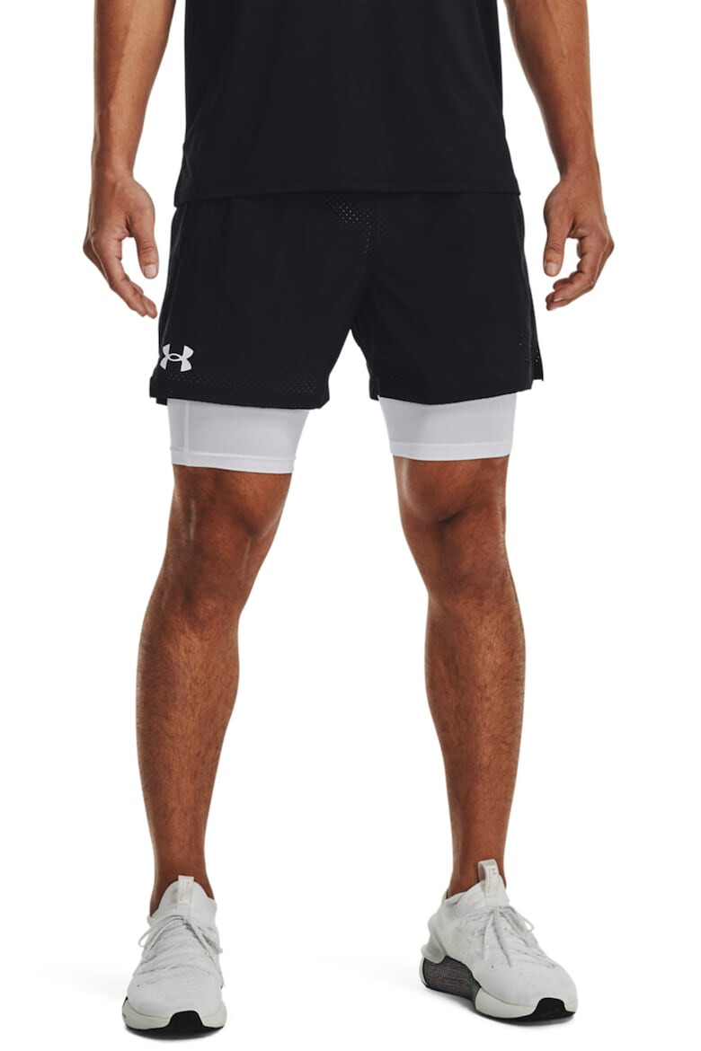 Under Armour Pantaloni scurti 2-in-1 cu logo pentru fitness Vanish - Pled.ro