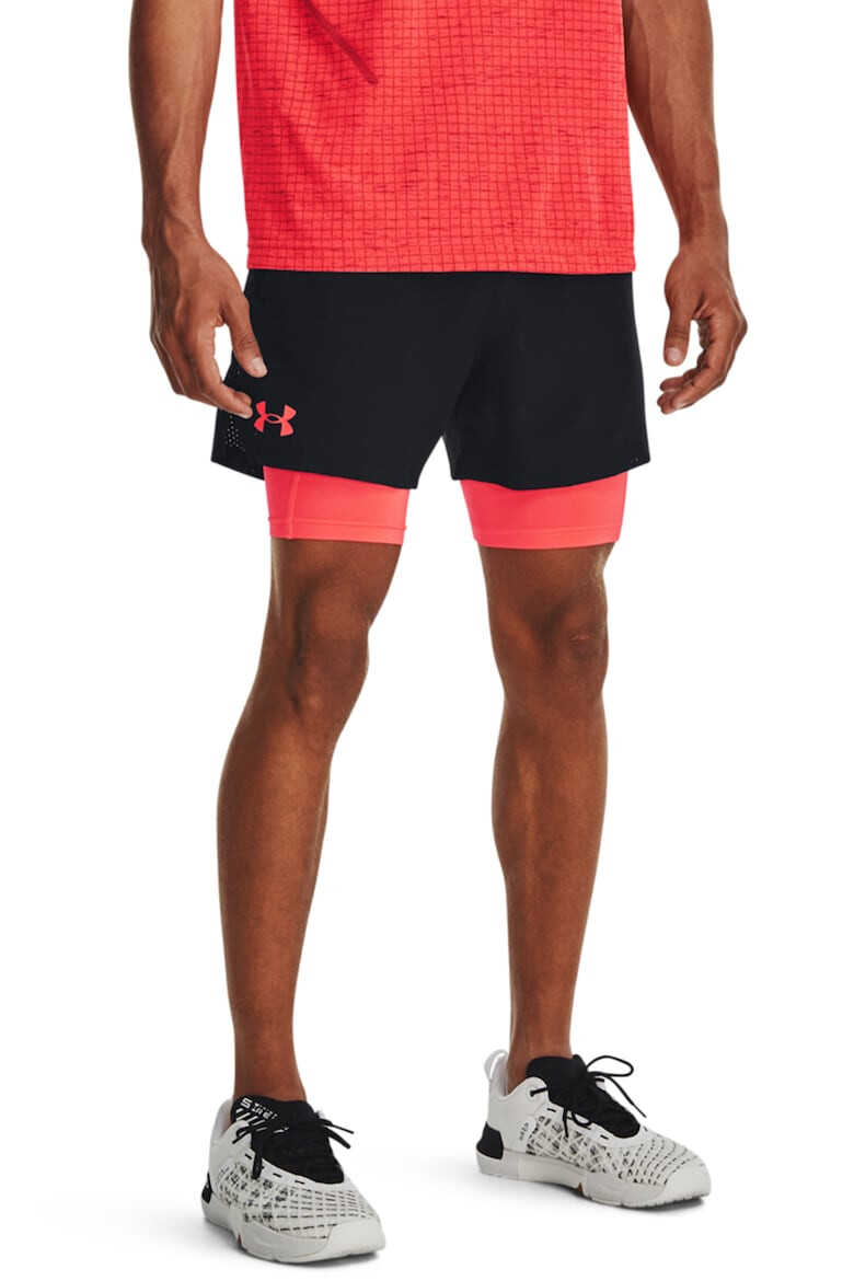 Under Armour Pantaloni scurti 2-in-1 cu logo pentru fitness Vanish - Pled.ro