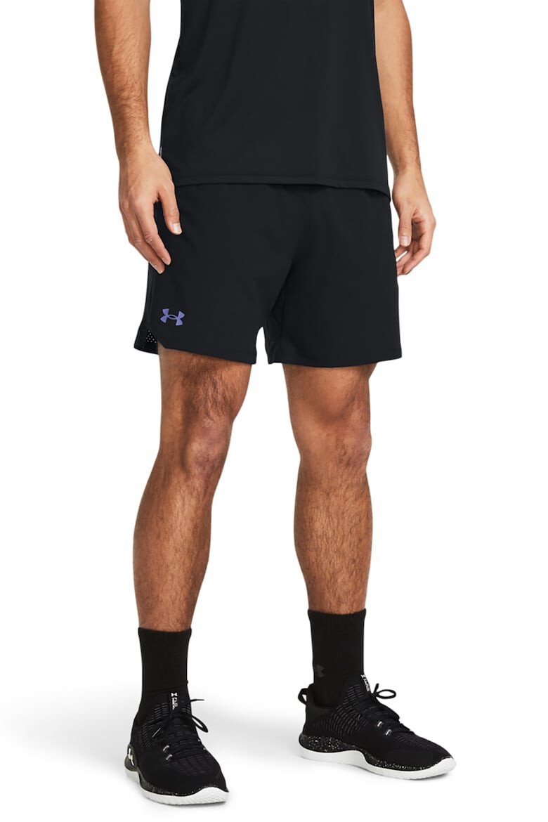 Under Armour Pantaloni scurti cu banda logo in talie pentru fitness Vanish Woven - Pled.ro