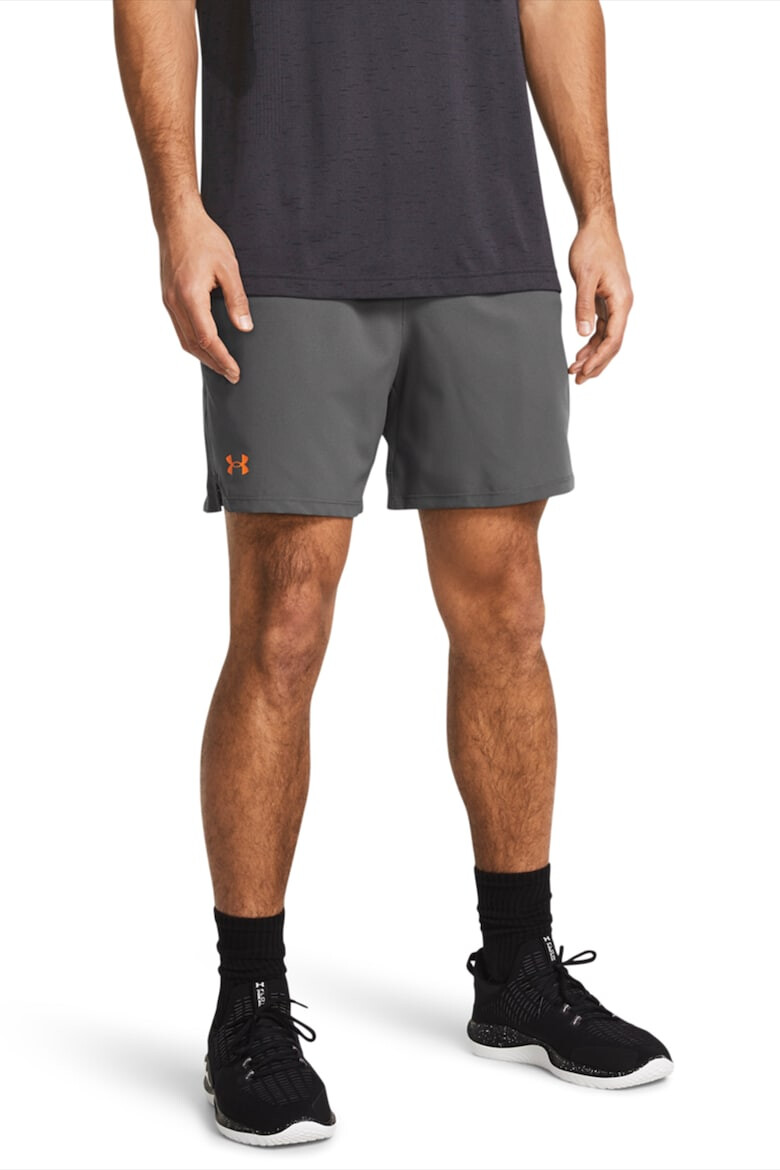 Under Armour Pantaloni scurti cu banda logo in talie pentru fitness Vanish Woven - Pled.ro