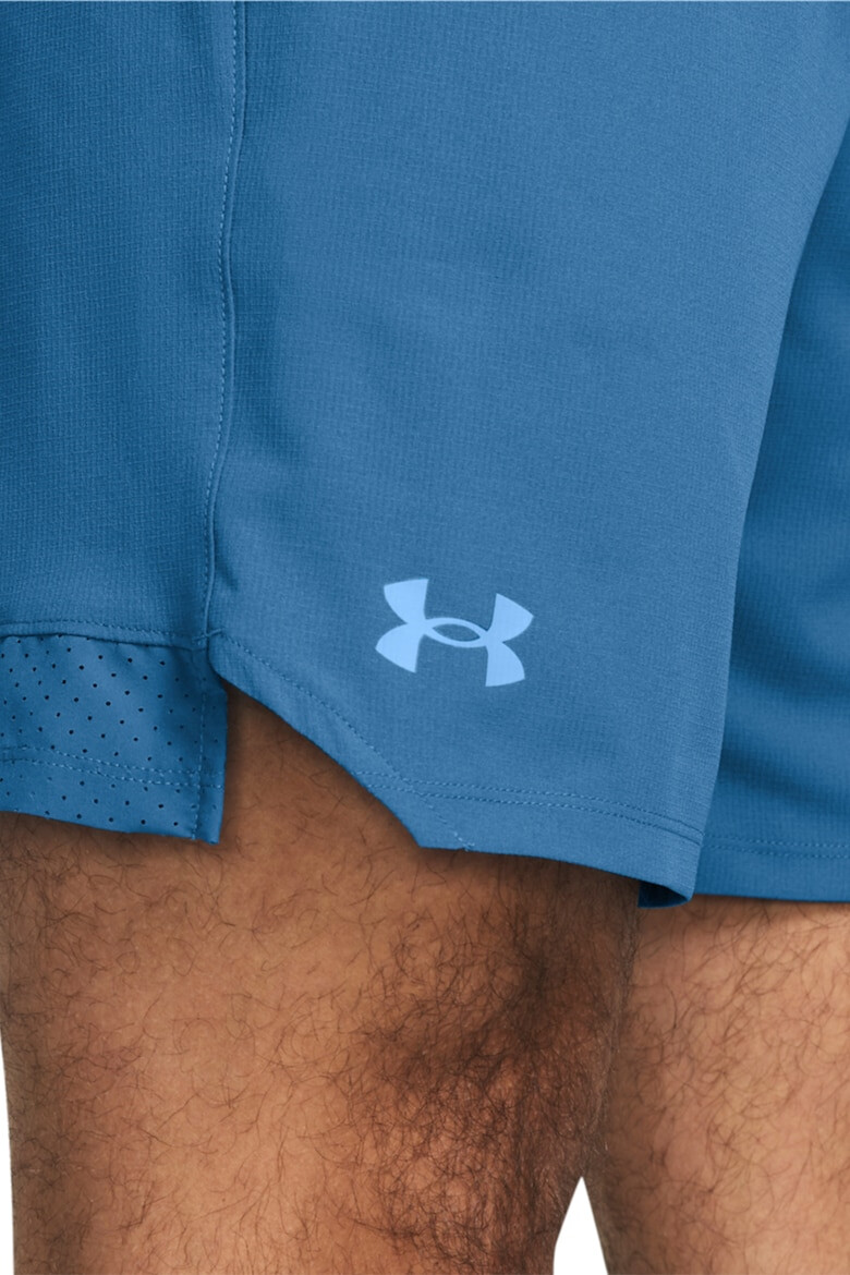 Under Armour Pantaloni scurti cu banda logo in talie pentru fitness Vanish Woven - Pled.ro