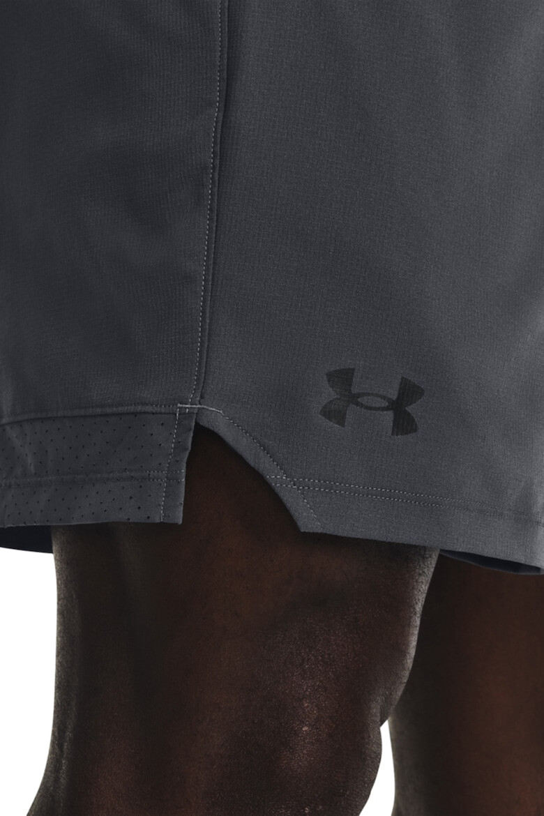 Under Armour Pantaloni scurti cu banda logo in talie pentru fitness Vanish Woven - Pled.ro