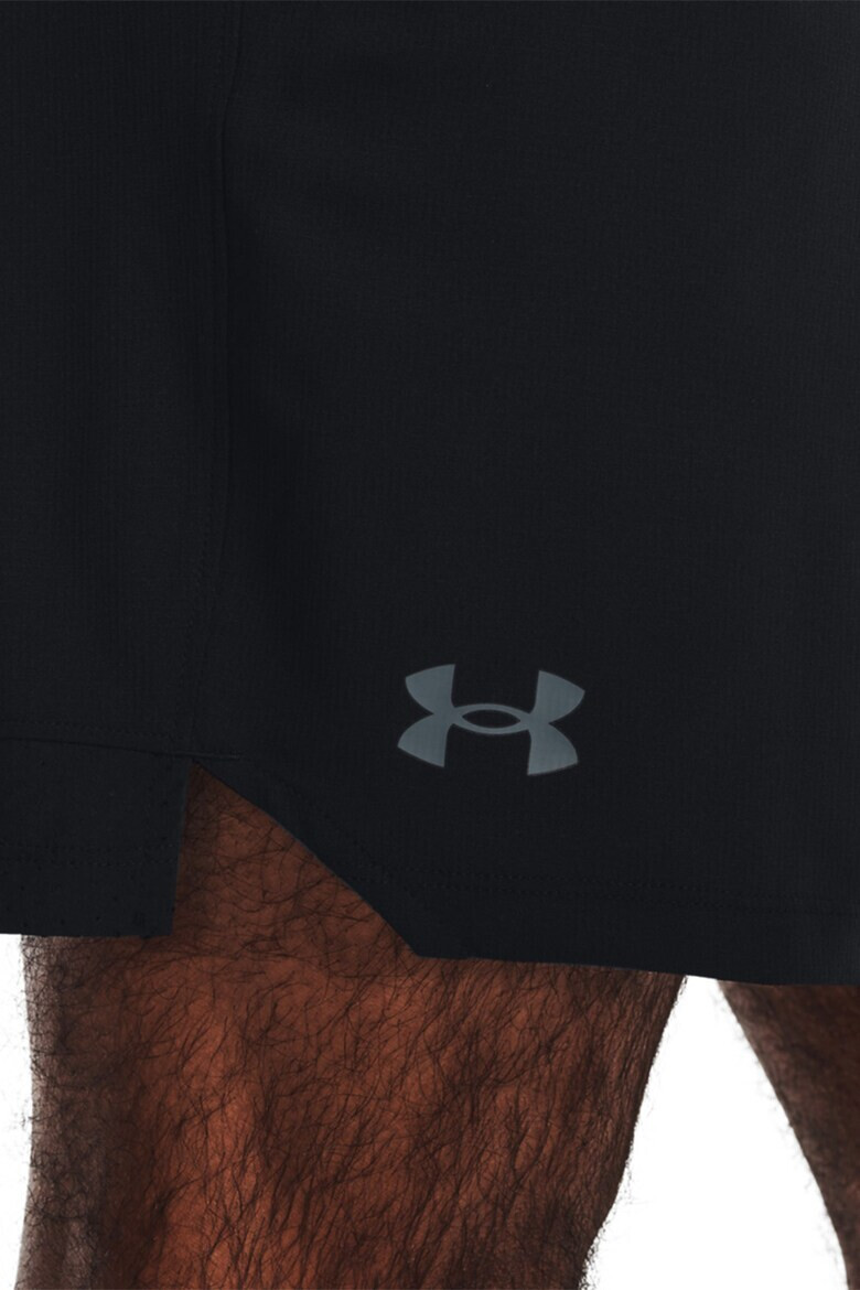 Under Armour Pantaloni scurti cu banda logo in talie pentru fitness Vanish Woven - Pled.ro