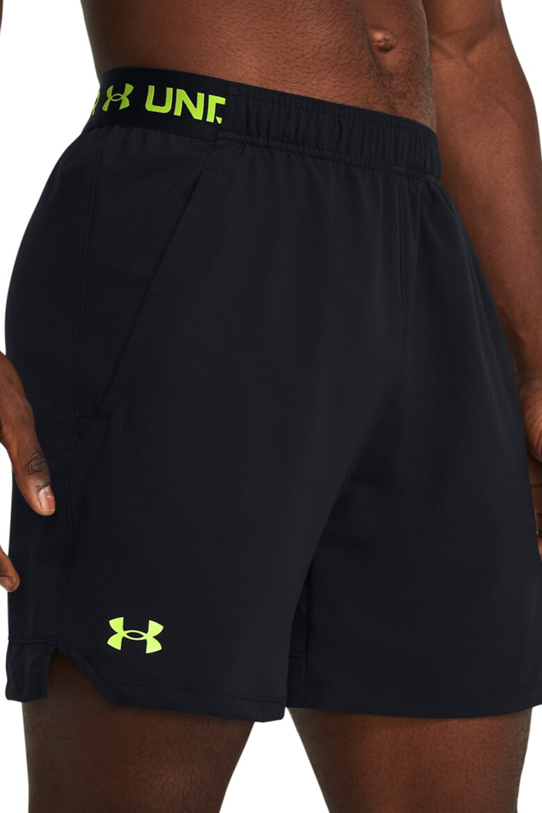 Under Armour Pantaloni scurti cu banda logo in talie pentru fitness Vanish Woven - Pled.ro