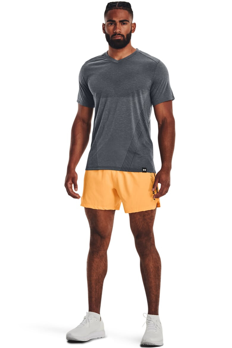 Under Armour Pantaloni scurti cu detaliu reflectorizant pentru fitness Speedpocket - Pled.ro