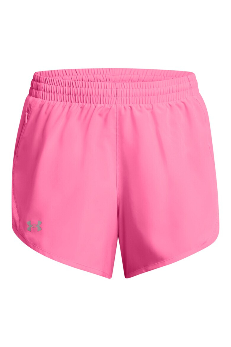 Under Armour Pantaloni scurti cu logo reflectorizant pentru alergare Fly By 3'' - Pled.ro