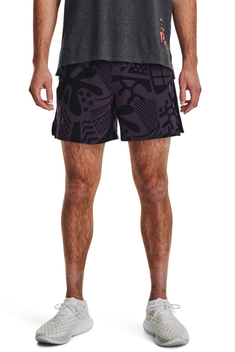 Under Armour Pantaloni scurti cu snur interior de ajustare pentru alergare Run In Peace - Pled.ro