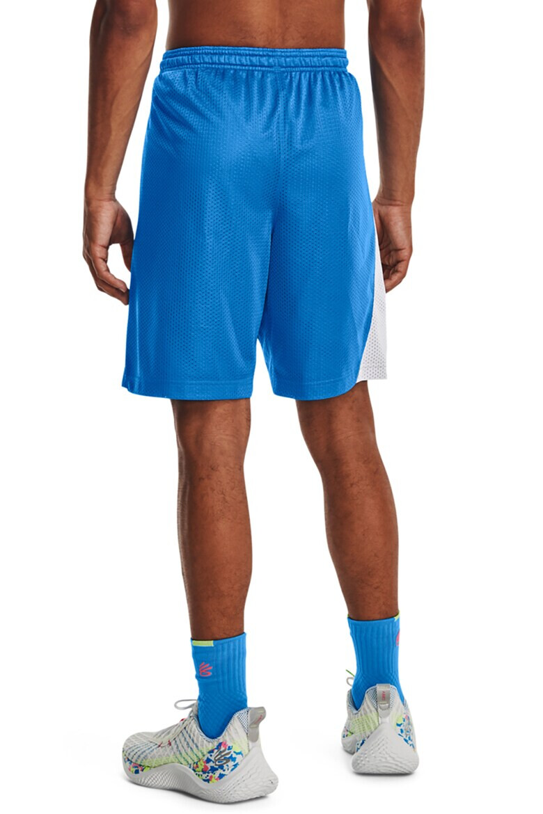 Under Armour Pantaloni scurti cu snur interior in talie pentru baschet Curry Splash - Pled.ro