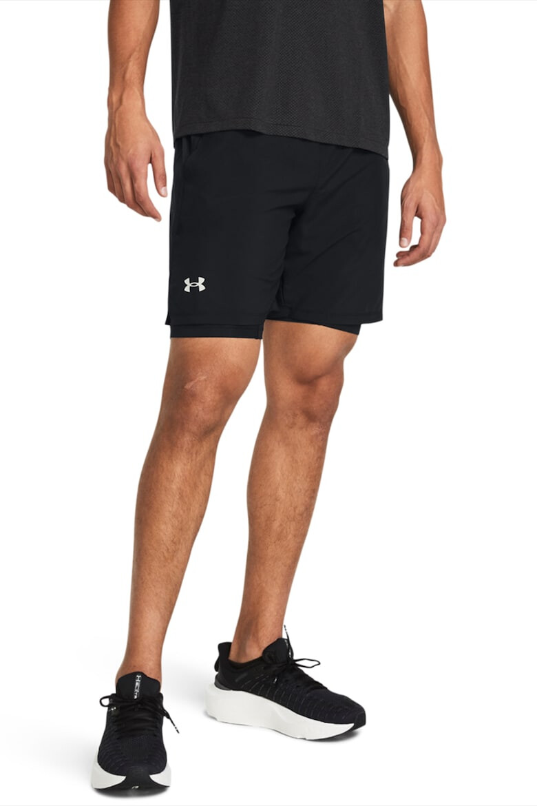 Under Armour Pantaloni scurti cu talie ajustabila pentru alergare - Pled.ro