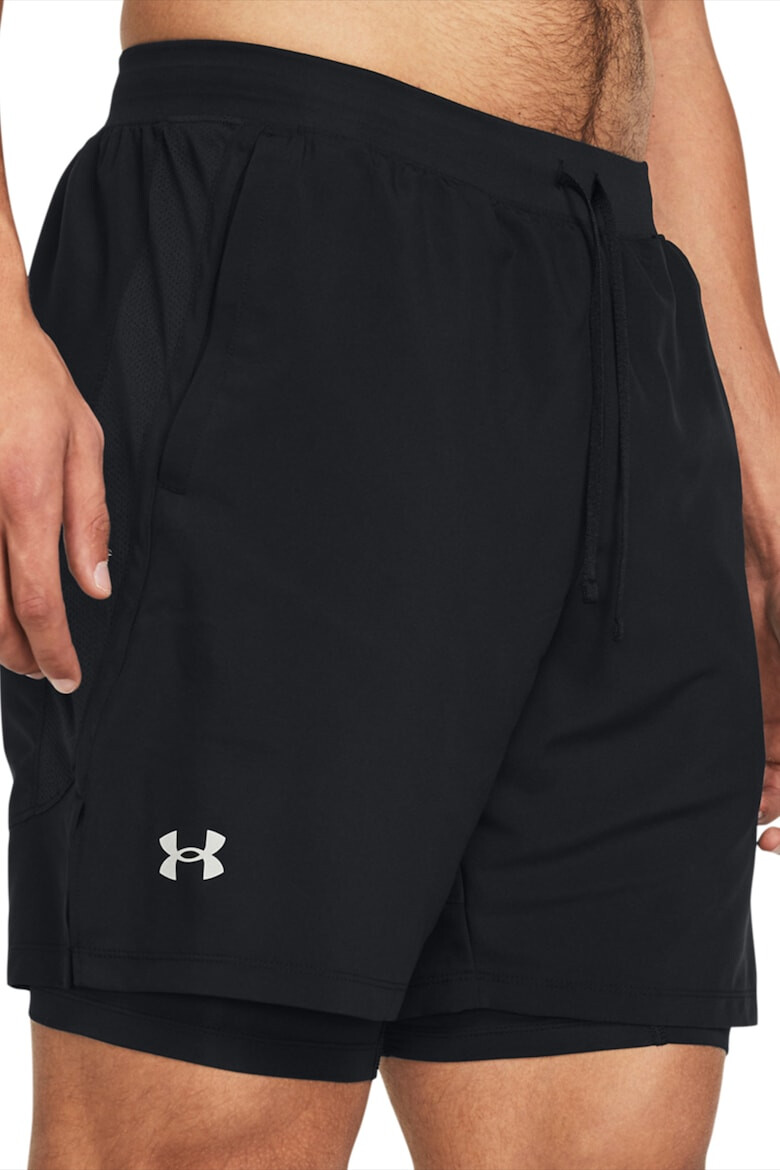 Under Armour Pantaloni scurti cu talie ajustabila pentru alergare - Pled.ro