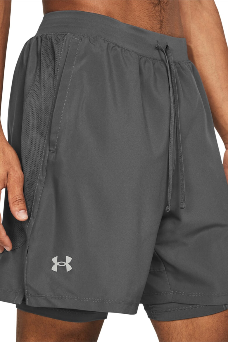 Under Armour Pantaloni scurti cu talie ajustabila pentru alergare - Pled.ro