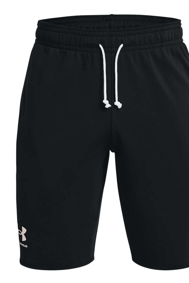 Under Armour Pantaloni scurti din material terry pentru fitness Rival - Pled.ro