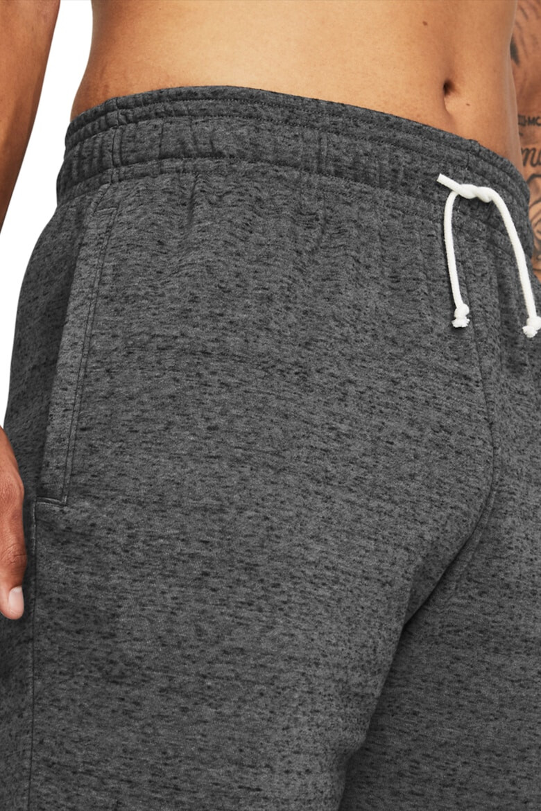 Under Armour Pantaloni scurti din material terry pentru fitness Rival - Pled.ro