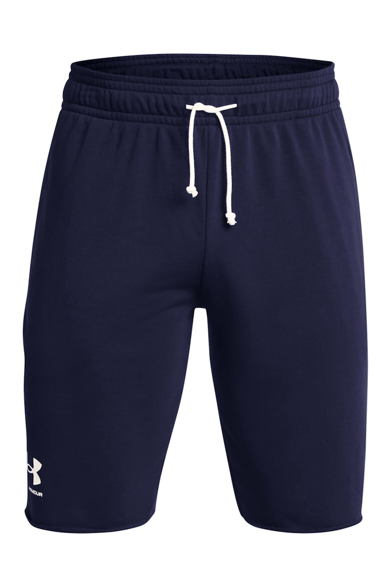 Under Armour Pantaloni scurti din material terry pentru fitness Rival - Pled.ro