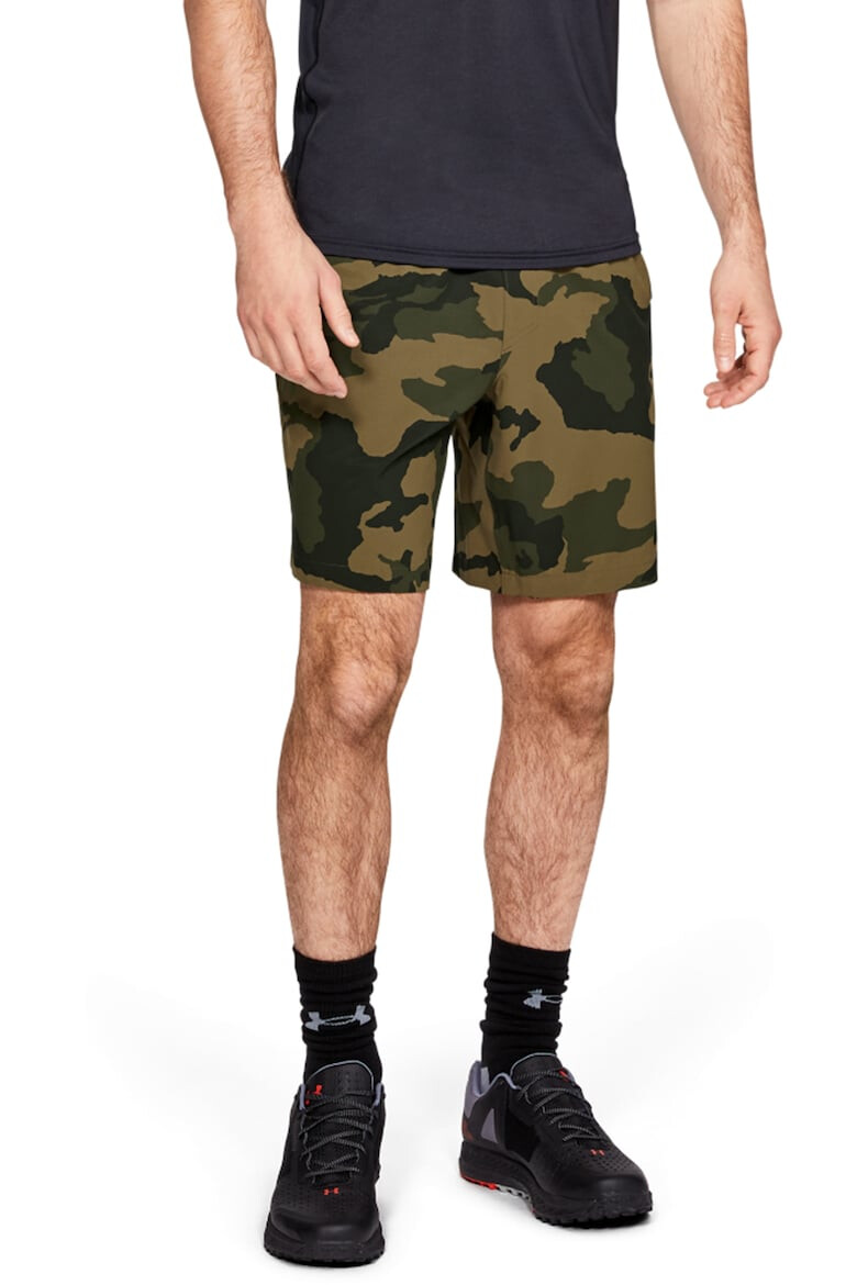 Under Armour Pantaloni scurti impermeabili cu imprimeu camuflaj pentru drumetii Fusion - Pled.ro