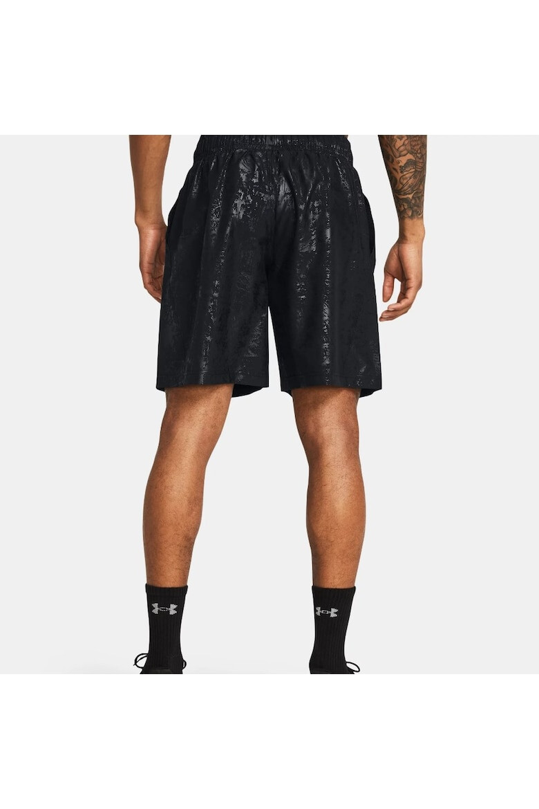 Under Armour Pantaloni Scurti Woven Emboss 1377137-003 Barbati Negru - Pled.ro