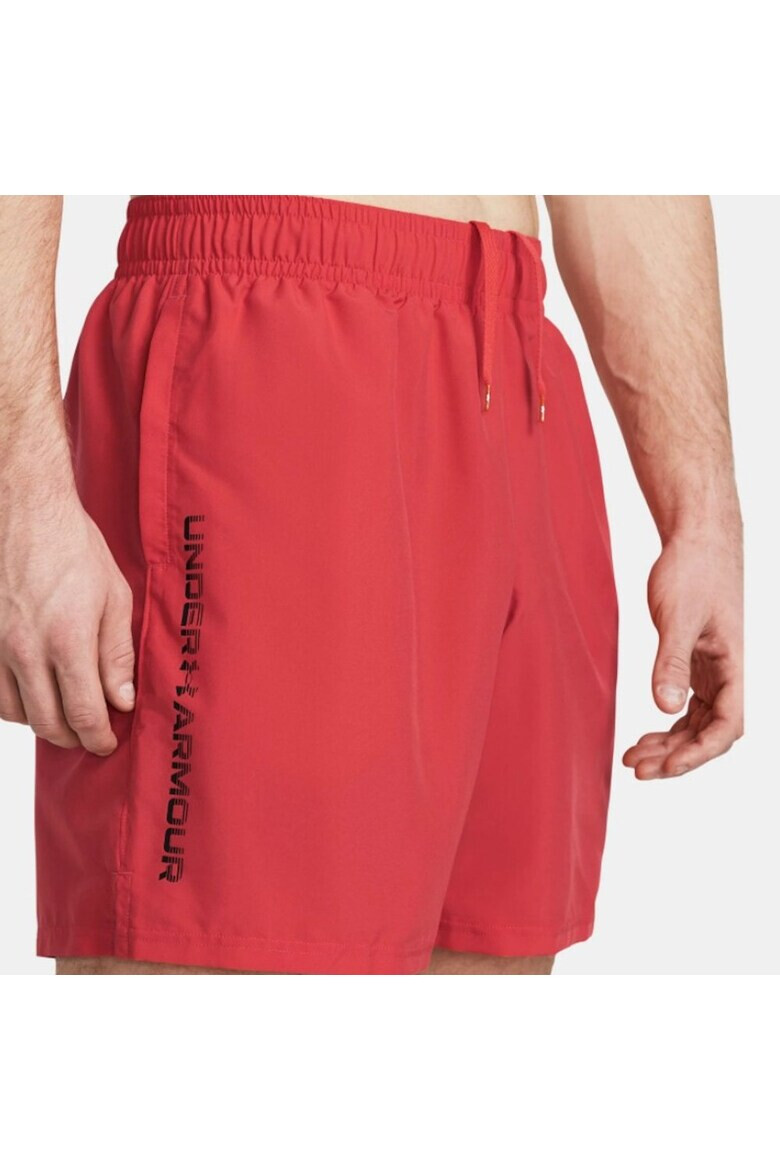 Under Armour Pantaloni Scurti Woven Wordmark 1383356-814 Barbati Rosu - Pled.ro