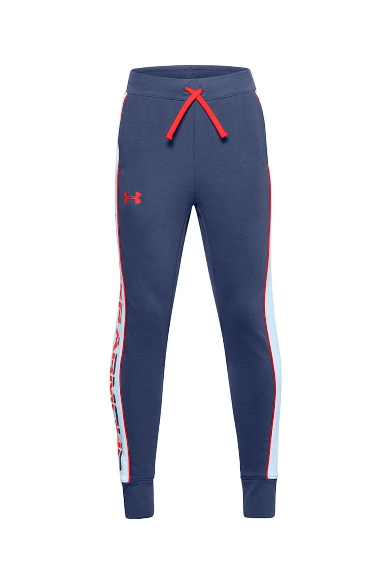 Under Armour Pantaloni sport conici cu snur in talie pentru fitness Rival - Pled.ro