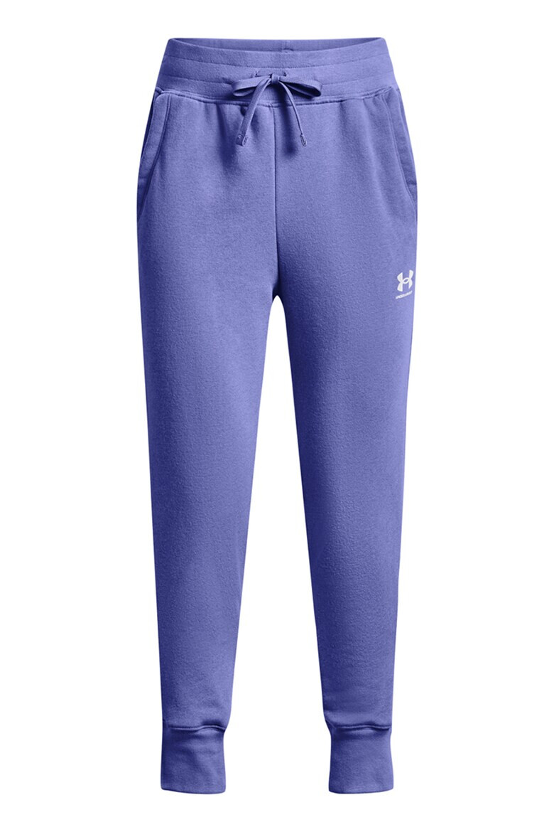 Under Armour Pantaloni sport cu imprimeu logo discret pentru fitness Rival - Pled.ro