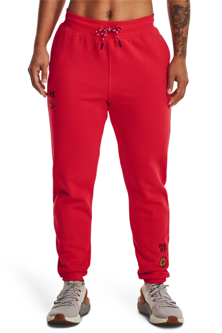 Under Armour Pantaloni sport din material terry pentru antrenament - Pled.ro