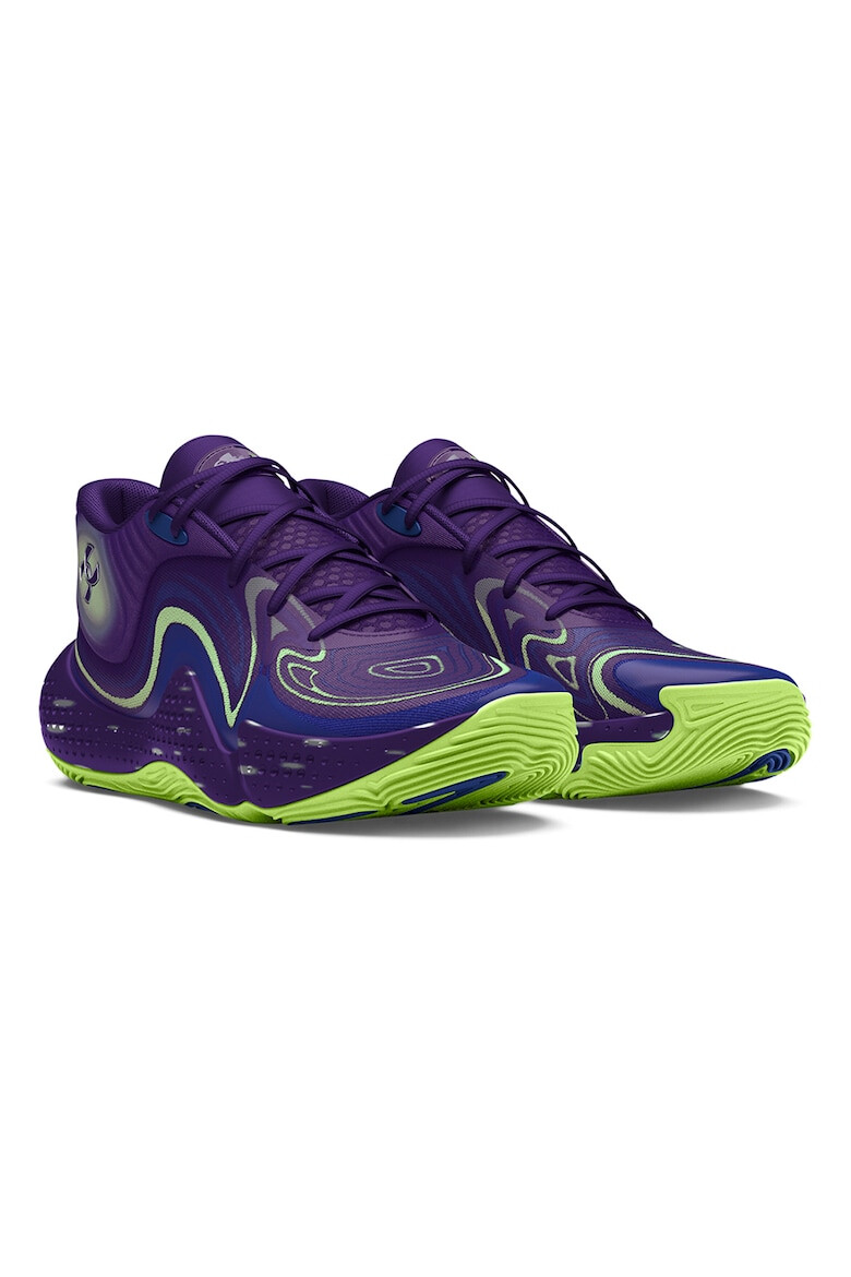 Under Armour Pantofi colorblock medii pentru baschet Spawn 6 - Pled.ro