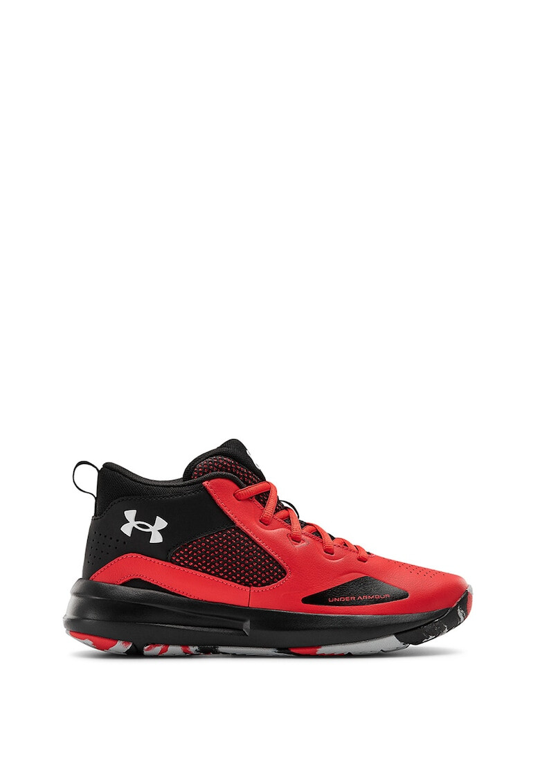 Under Armour Pantofi cu garnituri de piele pentru baschet Lockdown 5 - Pled.ro