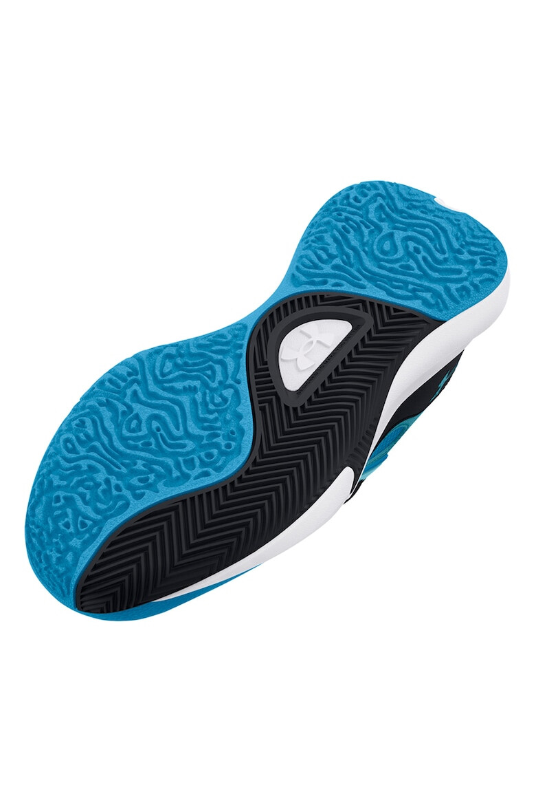 Under Armour Pantofi de piele cu garnituri de plasa pentru baschet Lockdown 6 - Pled.ro