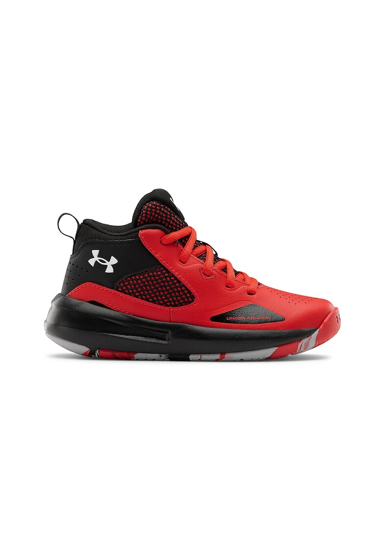 Under Armour Pantofi de piele cu insertii de plasa pentru baschet Lockdown 5 - Pled.ro