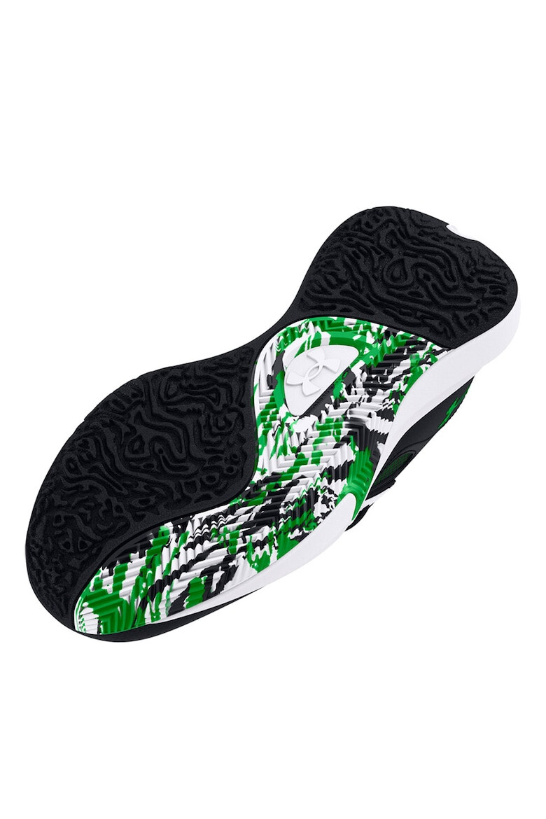 Under Armour Pantofi de piele cu garnituri de plasa pentru baschet Lockdown 6 - Pled.ro