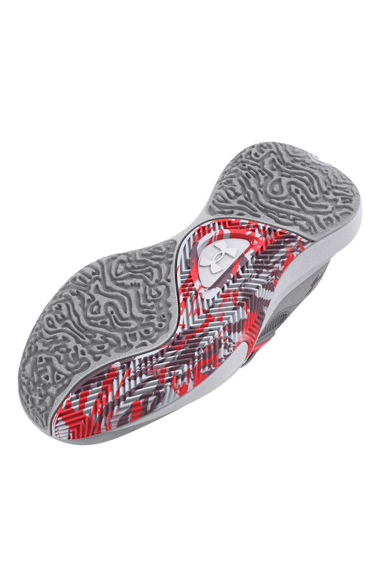 Under Armour Pantofi de piele cu garnituri de plasa pentru baschet Lockdown 6 - Pled.ro