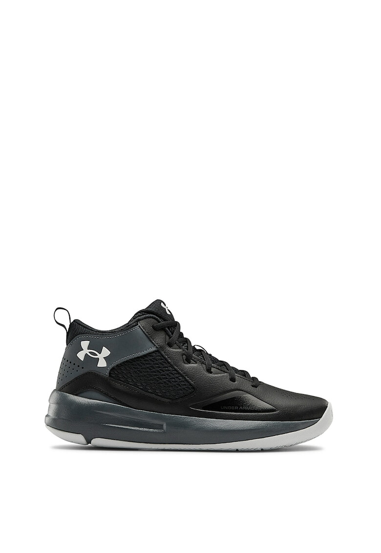 Under Armour Pantofi de piele pentru baschet cu insertii textile Lockdown 5 - Pled.ro