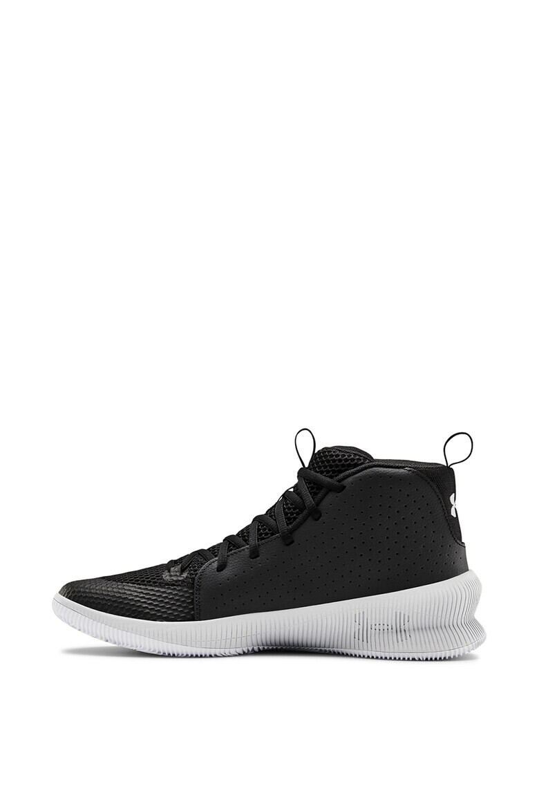 Under Armour Pantofi din piele cu insertii din plasa pentru baschet Jet - Pled.ro