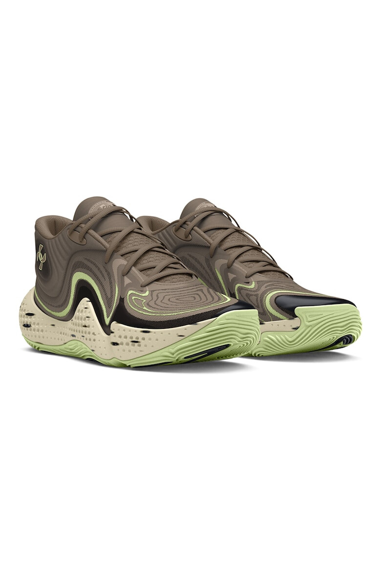 Under Armour Pantofi sport pentru baschet Spawn 6 Mid Camo - Pled.ro