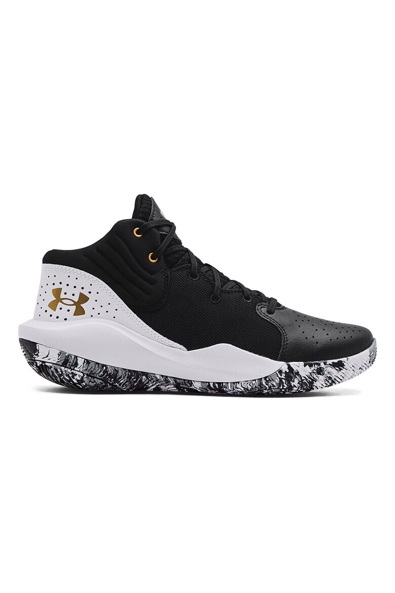 Under Armour Pantofi unisex cu garnituri de piele pentru baschet Jet 21 - Pled.ro