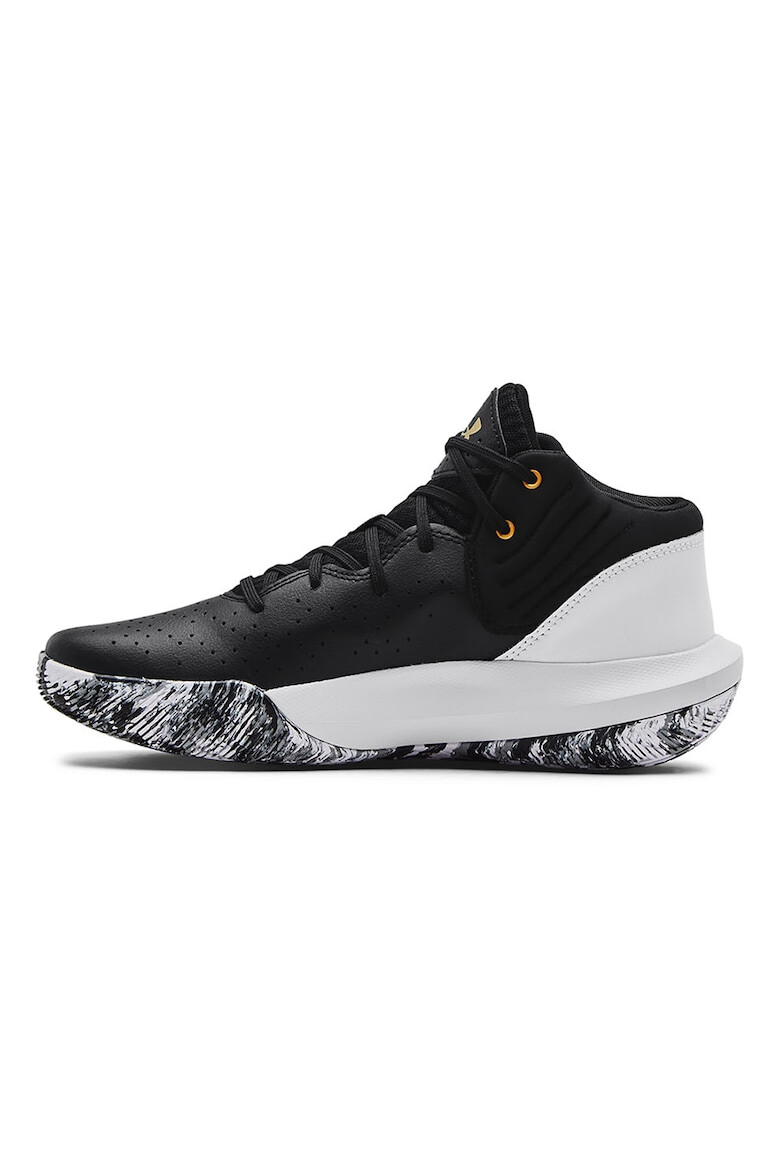 Under Armour Pantofi unisex cu garnituri de piele pentru baschet Jet 21 - Pled.ro