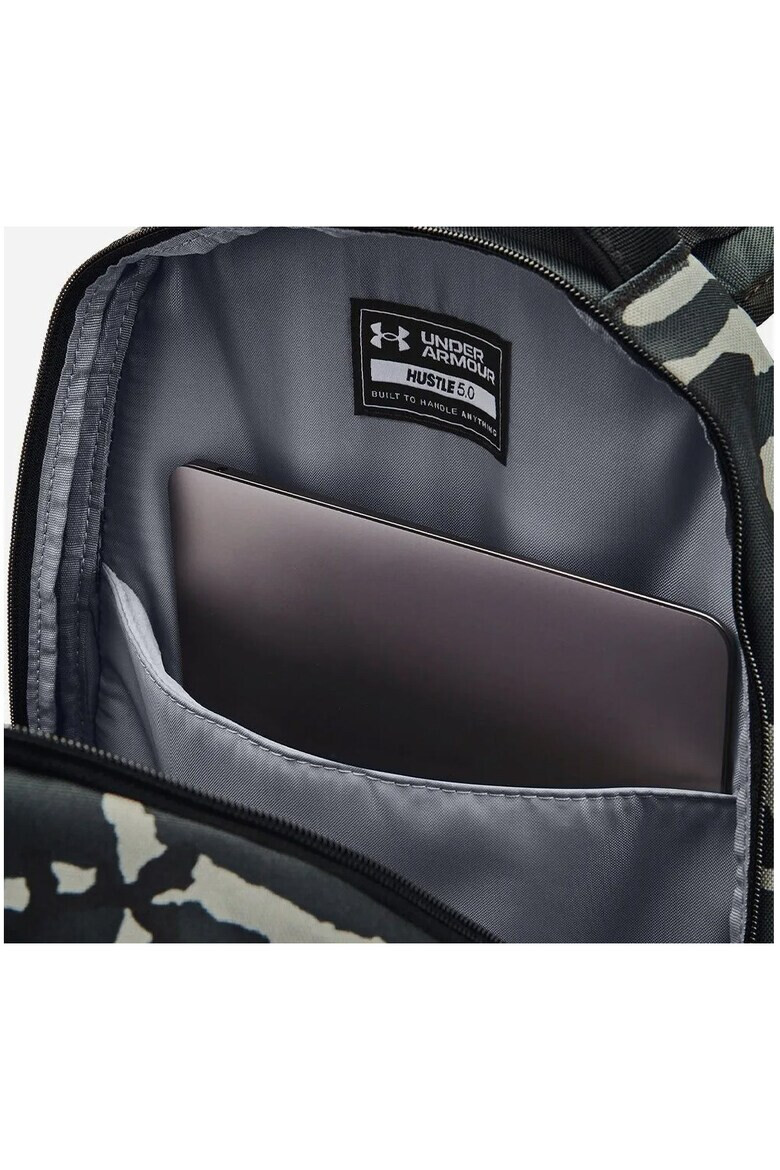 Under Armour Rucsac sport Hustle 5.0 negru/verde army - Pled.ro