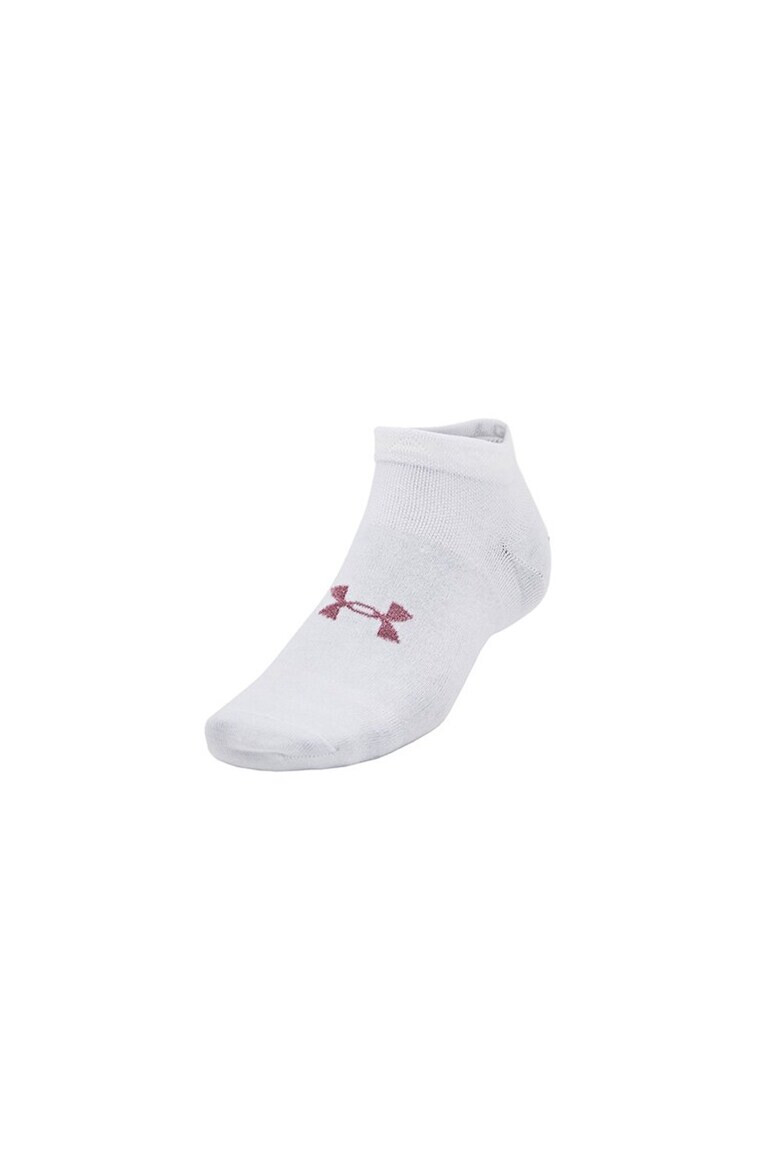 Under Armour Set 3 Perechi Sosete Essential Low 1382958-100 Alb - Pled.ro