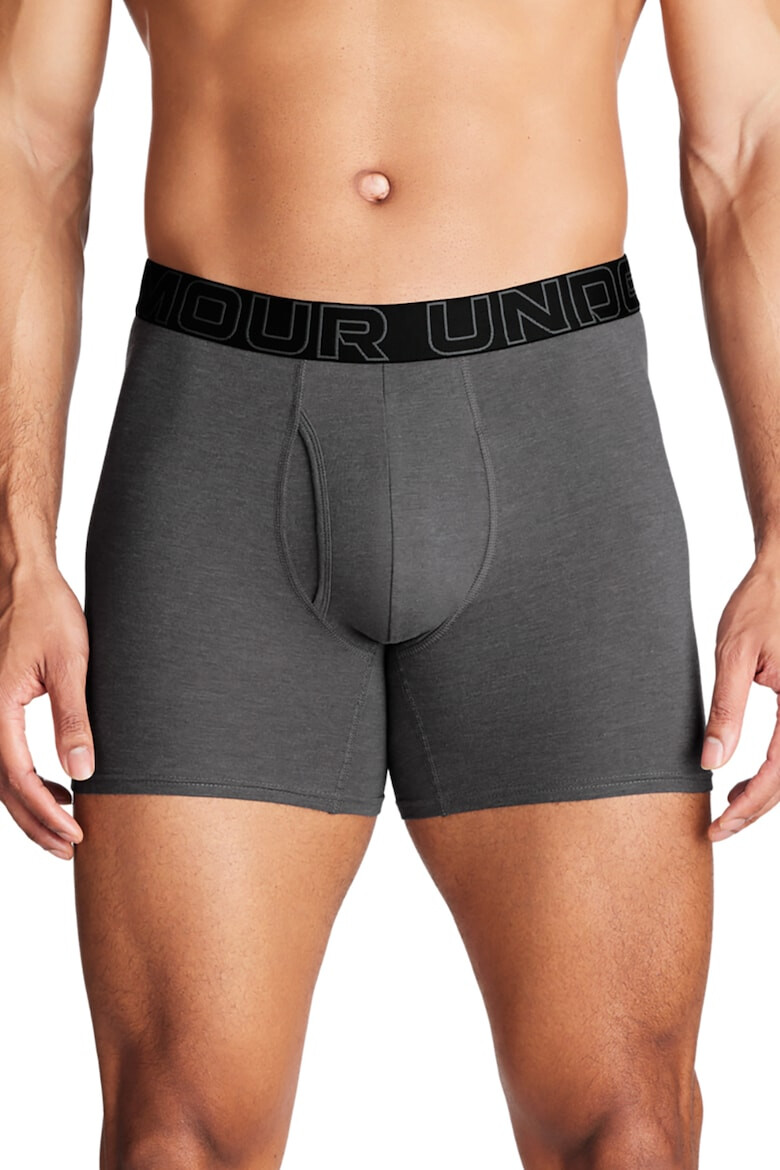 Under Armour Set de boxeri cu banda logo in talie pentru fitness - 3 perechi - Pled.ro