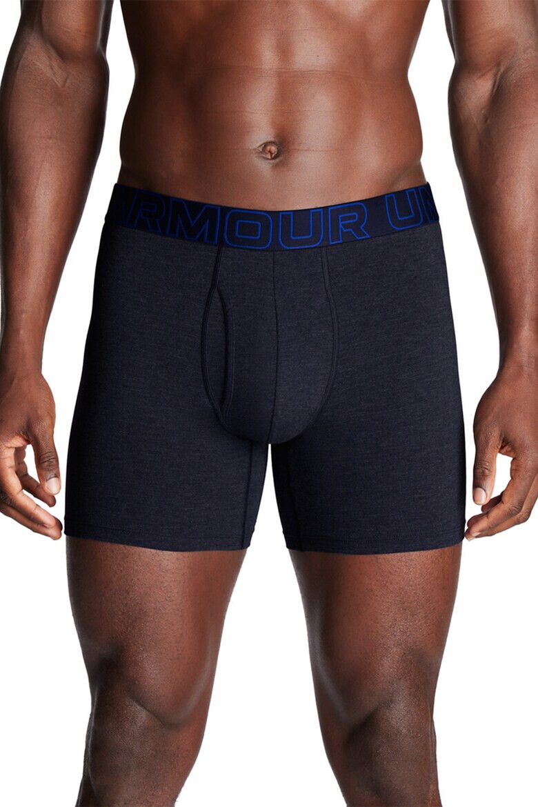 Under Armour Set de boxeri cu banda logo in talie pentru fitness - 3 perechi - Pled.ro