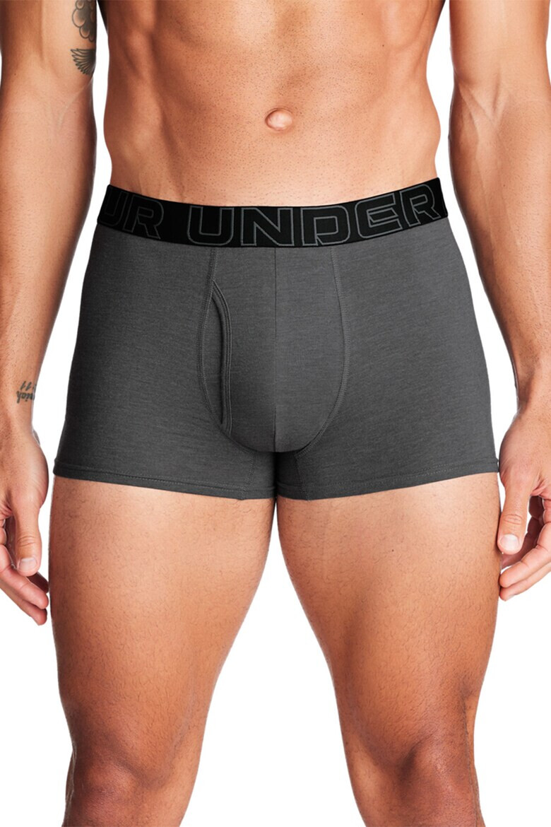 Under Armour Set de boxeri cu banda logo in talie pentru fitness - 3 perechi - Pled.ro