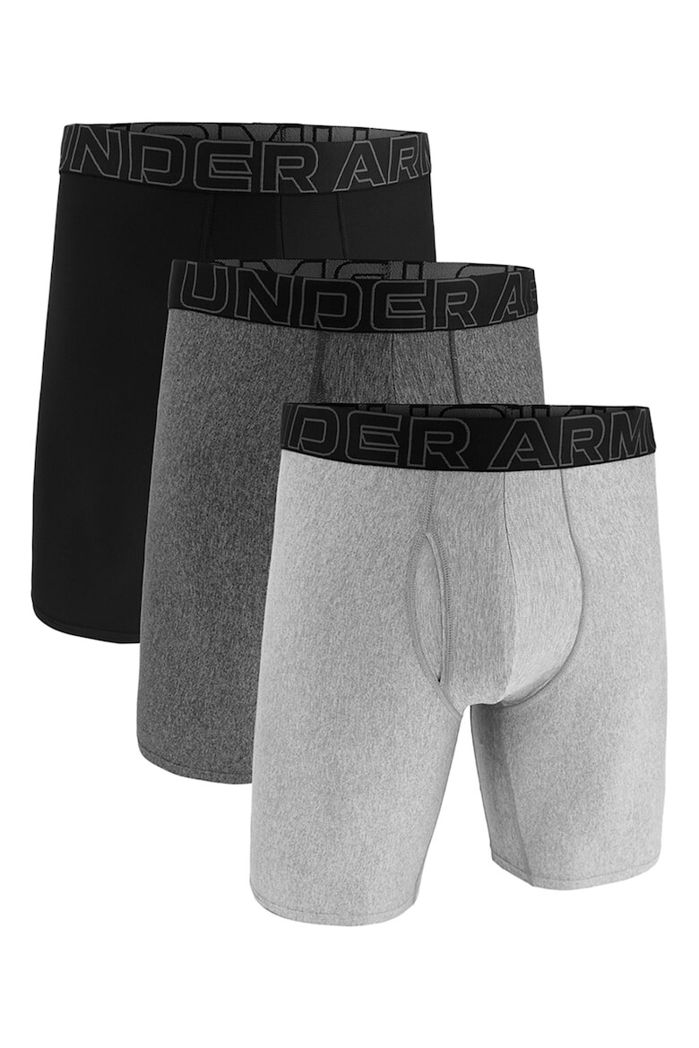 Under Armour Set de boxeri cu banda logo in talie Performance Tech - 3 perechi - Pled.ro